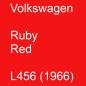 Preview: Volkswagen, Ruby Red, L456 (1966).